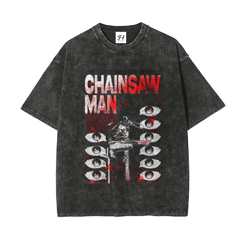 Vintage Oversized T-Shirt Chainsaw Man