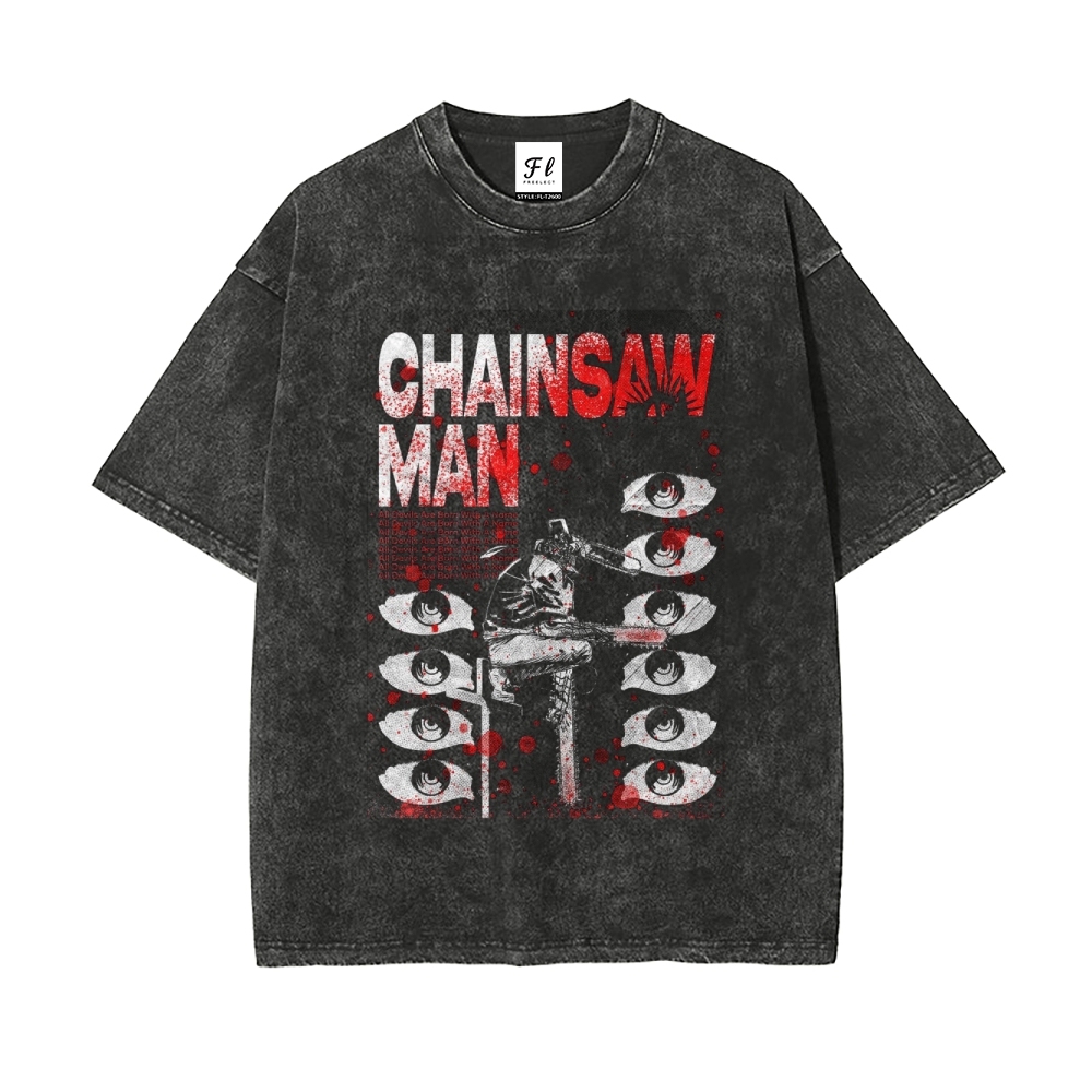 Vintage Oversized T-Shirt Chainsaw Man