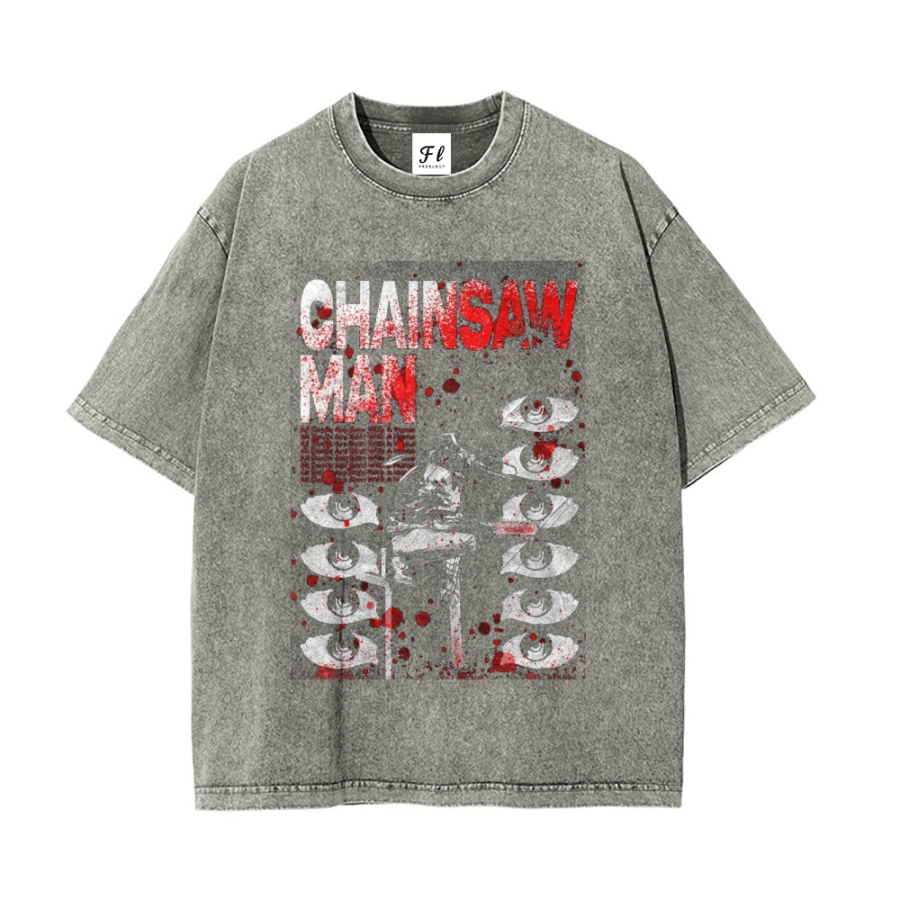 Vintage Oversized T-Shirt Chainsaw Man
