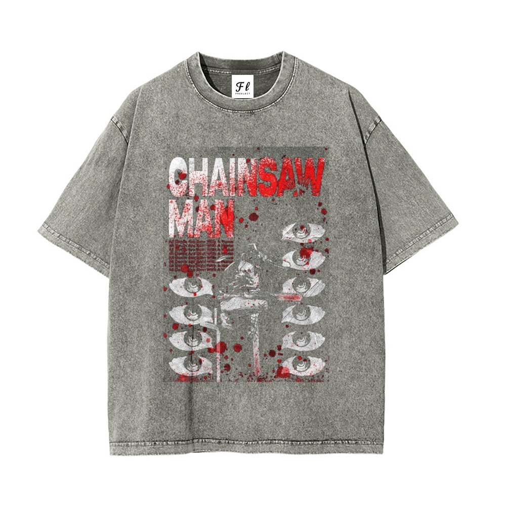 Vintage Oversized T-Shirt Chainsaw Man
