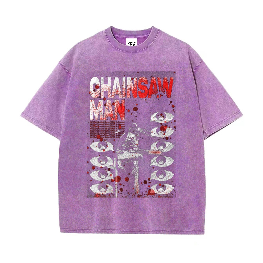 Vintage Oversized T-Shirt Chainsaw Man