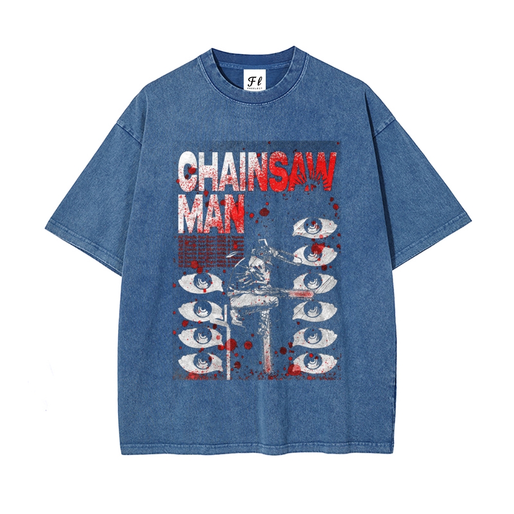 Vintage Oversized T-Shirt Chainsaw Man