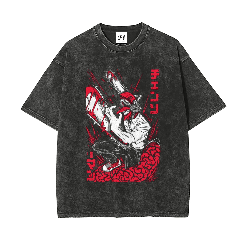 Vintage Oversized T-Shirt Chainsaw Man