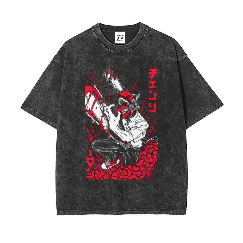 Vintage Oversized T-Shirt Chainsaw Man