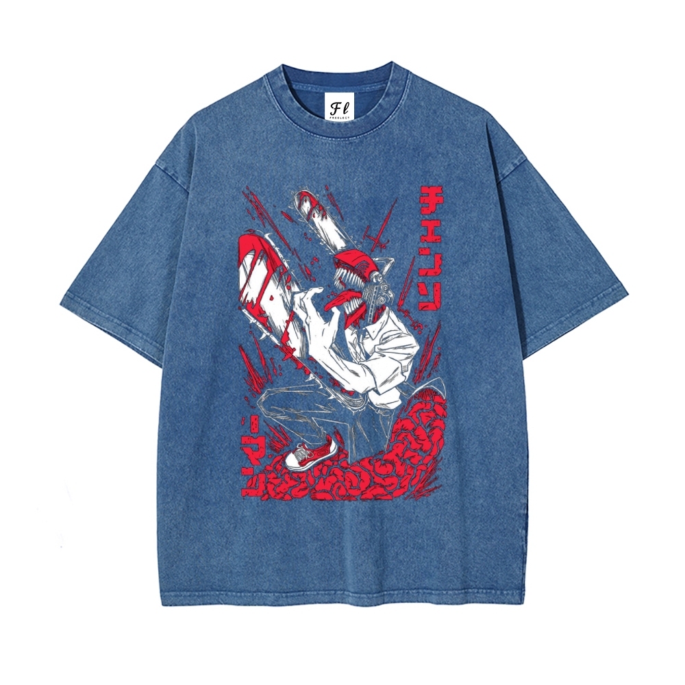 Vintage Oversized T-Shirt Chainsaw Man