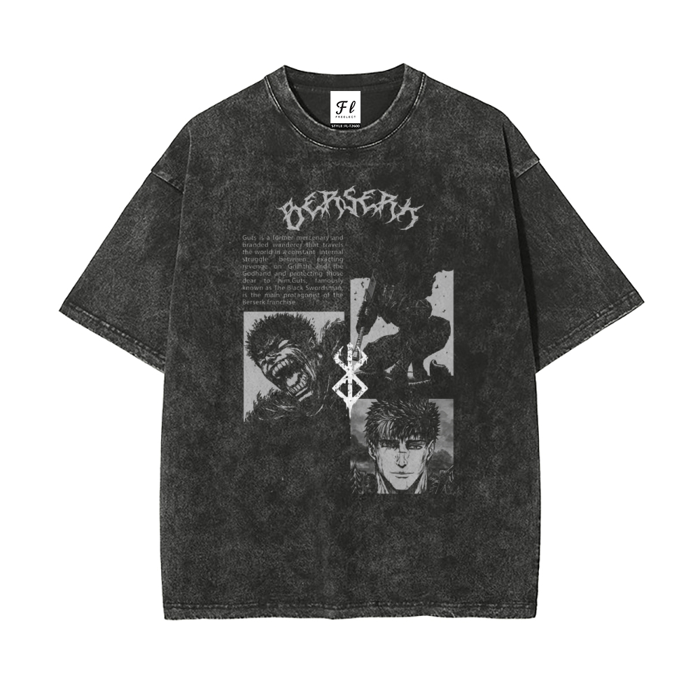 Vintage Oversized T-Shirt|Berserk