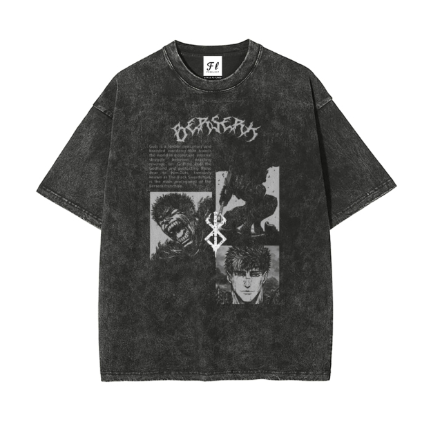 Vintage Oversized T-Shirt|Berserk
