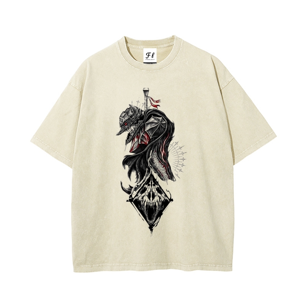 Vintage Oversized T-Shirt|Berserk
