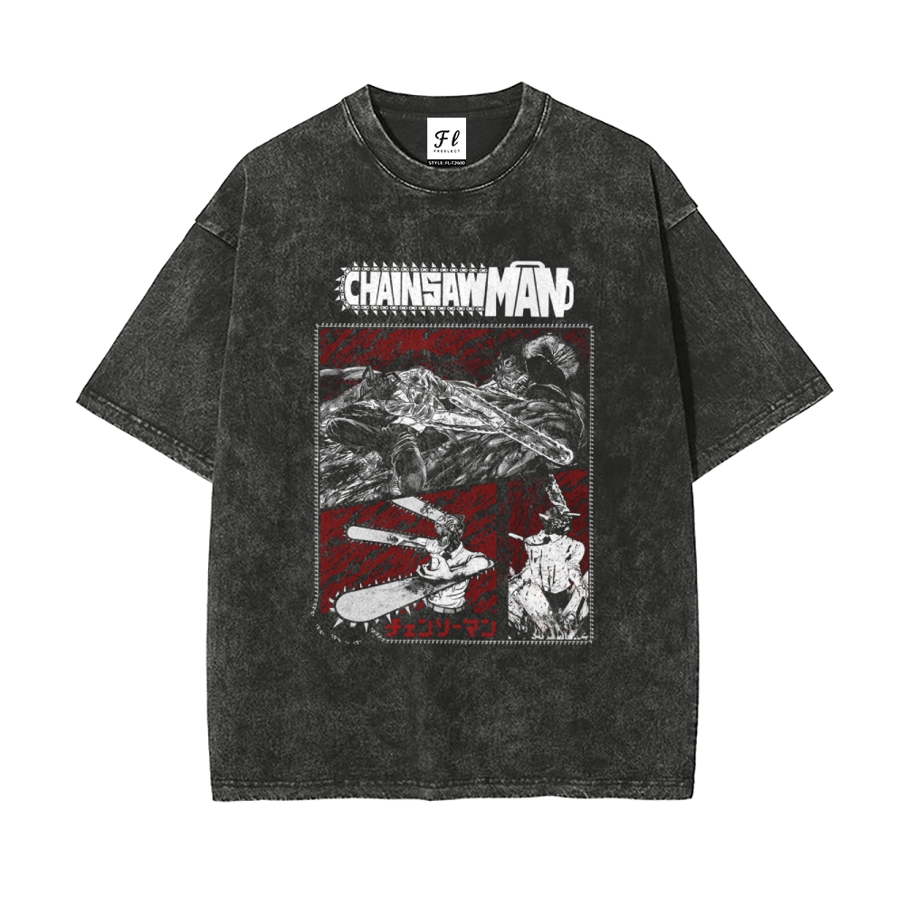 Vintage Oversized T-Shirt Chainsaw Man