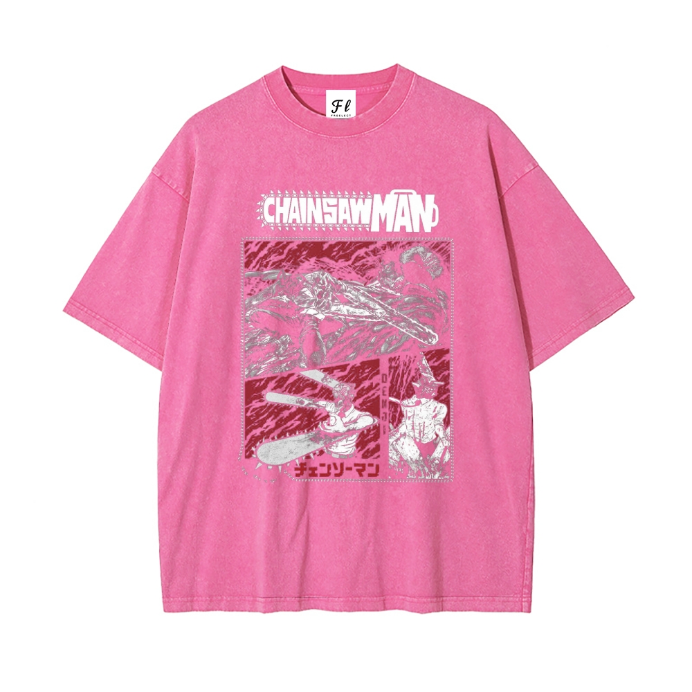 Vintage Oversized T-Shirt Chainsaw Man