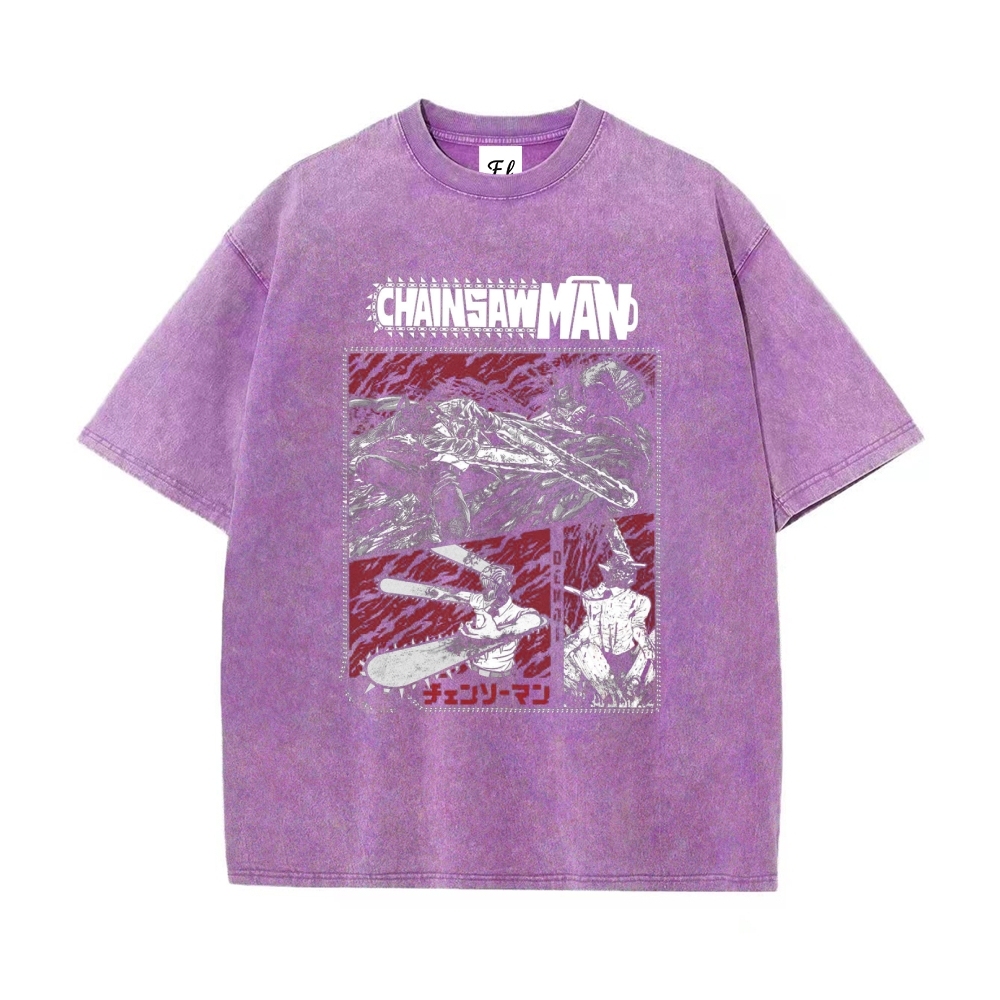Vintage Oversized T-Shirt Chainsaw Man