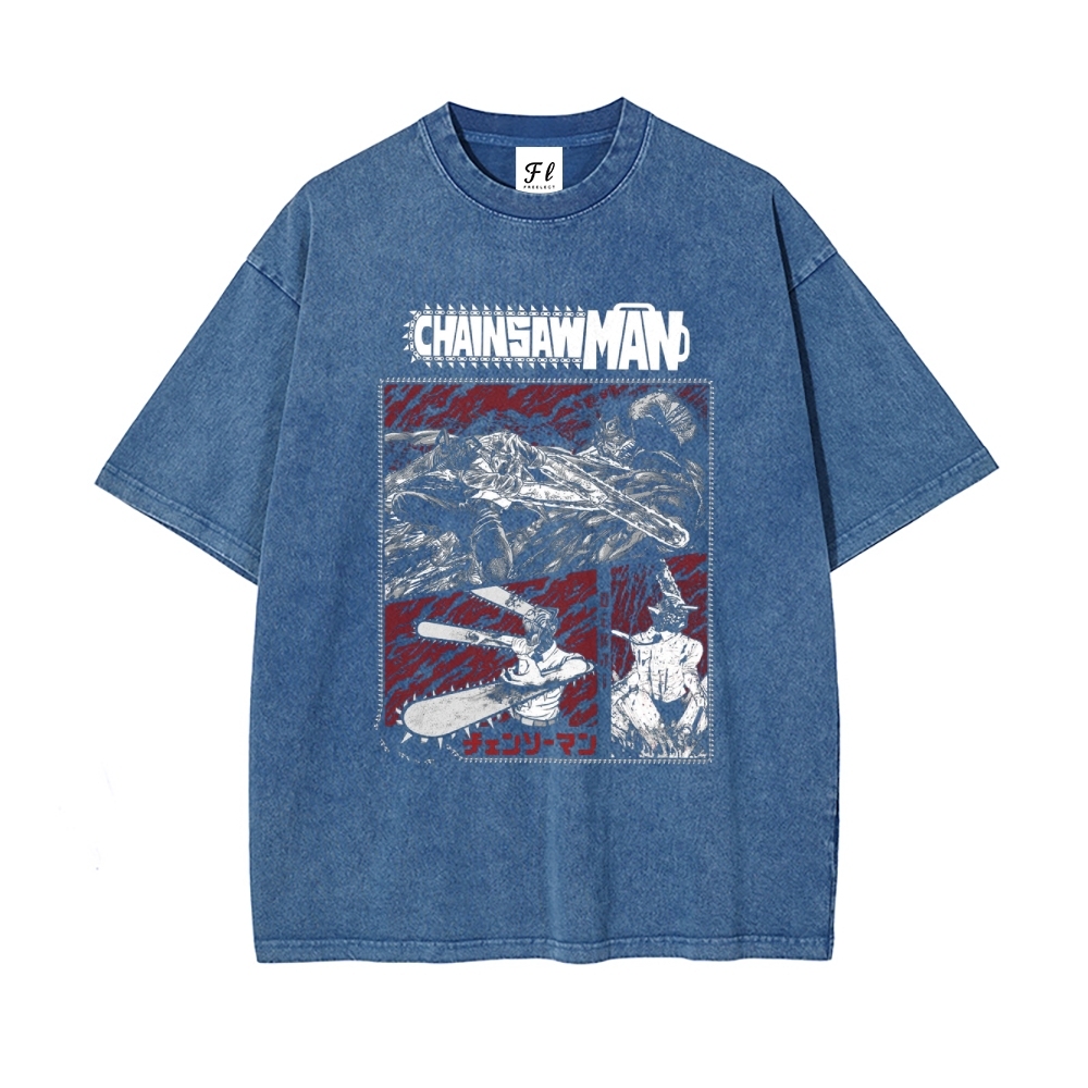 Vintage Oversized T-Shirt Chainsaw Man