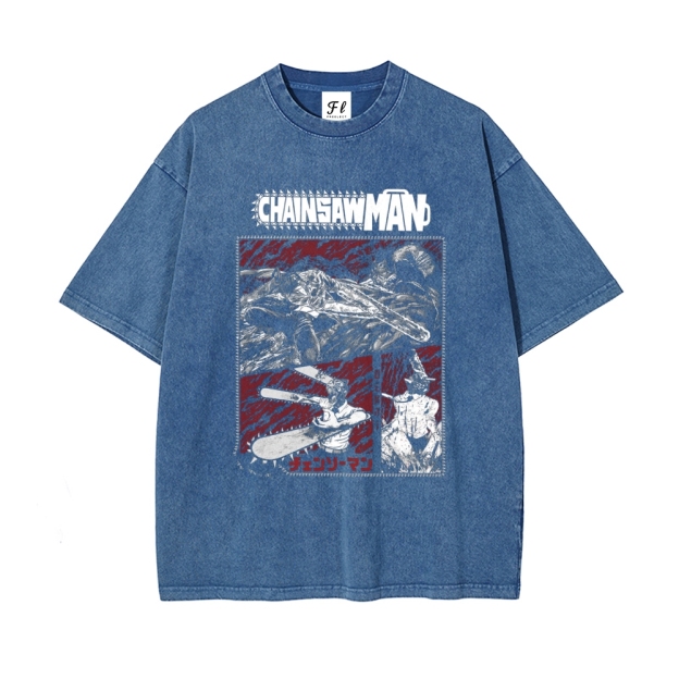 Vintage Oversized T-Shirt Chainsaw Man