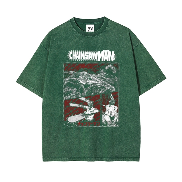 Vintage Oversized T-Shirt Chainsaw Man