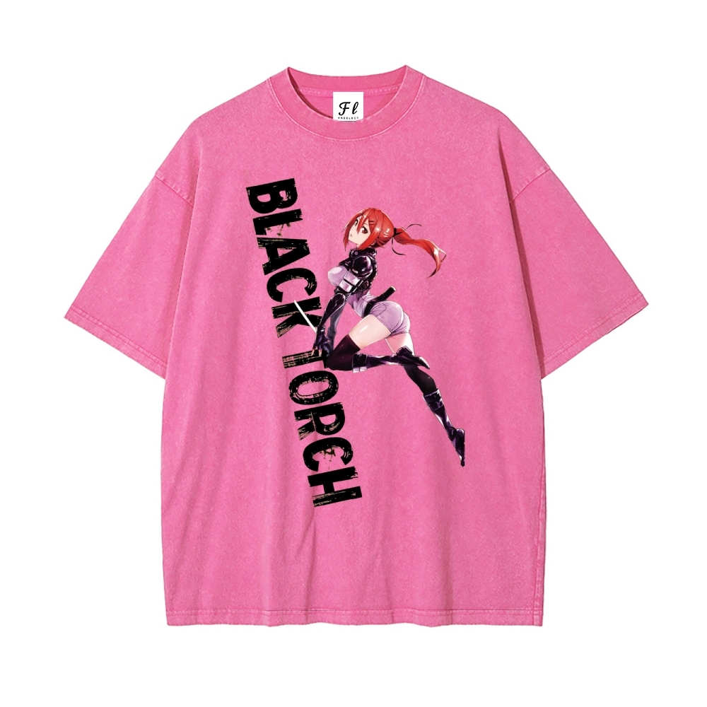 Vintage Oversized T-Shirt Black Clover Margaret Kilgear