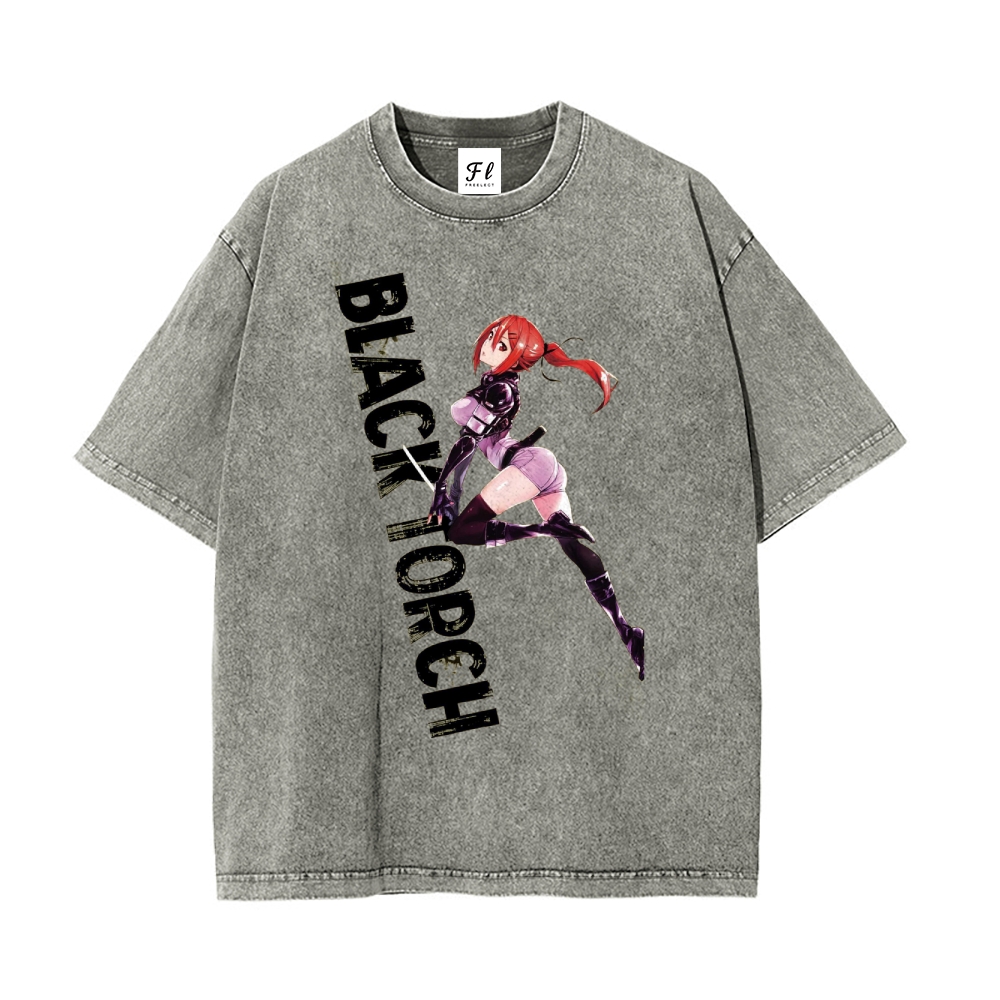 Vintage Oversized T-Shirt Black Clover Margaret Kilgear