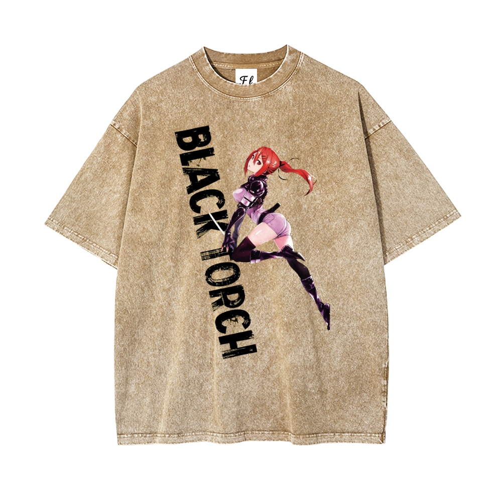 Vintage Oversized T-Shirt Black Clover Margaret Kilgear