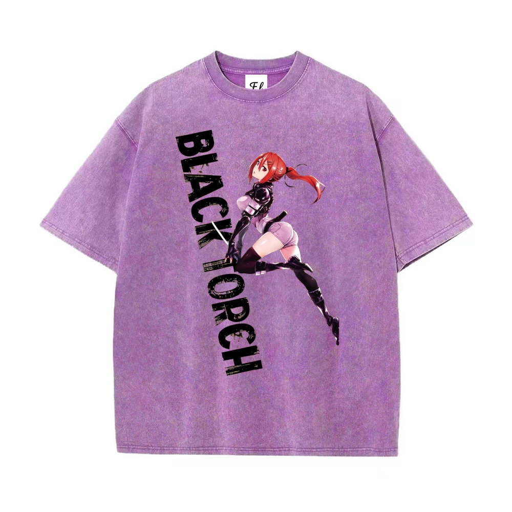 Vintage Oversized T-Shirt Black Clover Margaret Kilgear