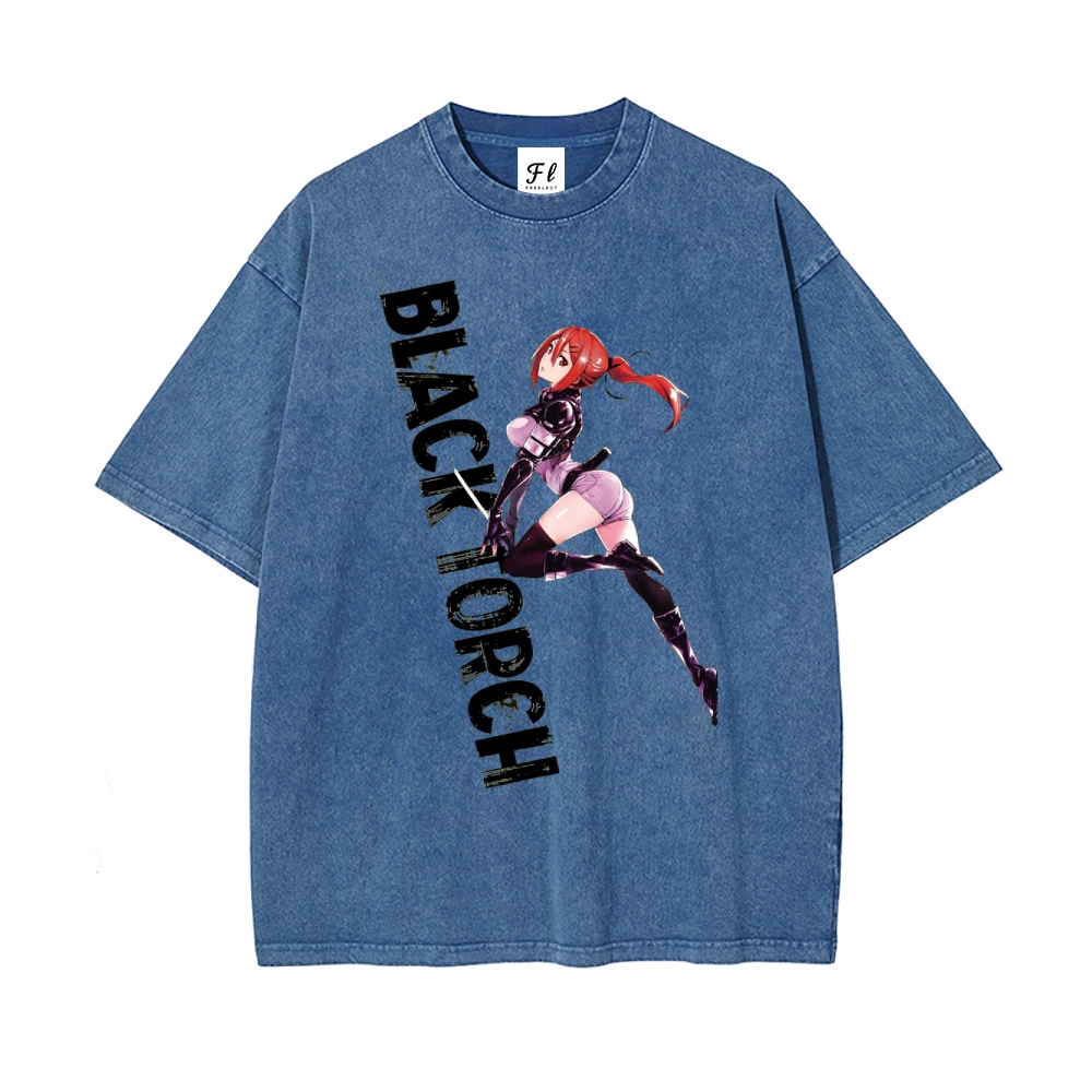 Vintage Oversized T-Shirt Black Clover Margaret Kilgear