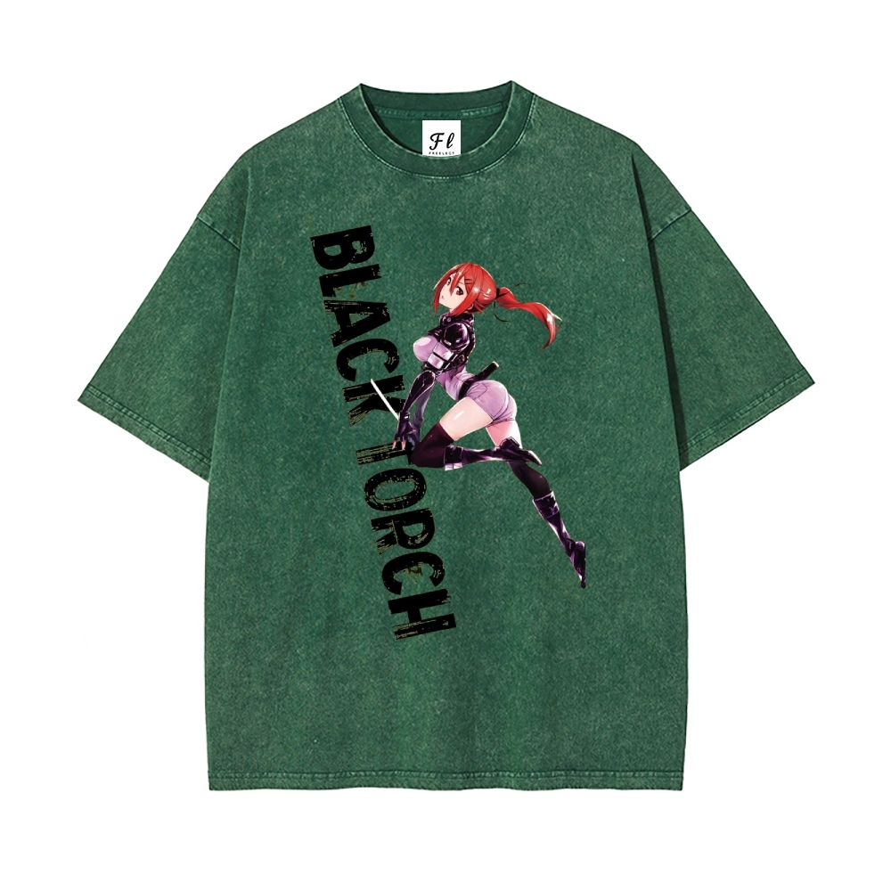 Vintage Oversized T-Shirt Black Clover Margaret Kilgear