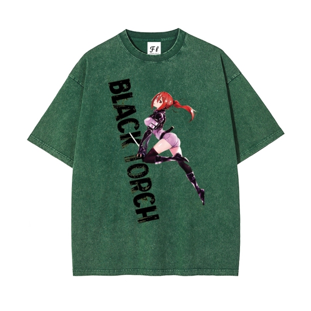 Vintage Oversized T-Shirt Black Clover Margaret Kilgear