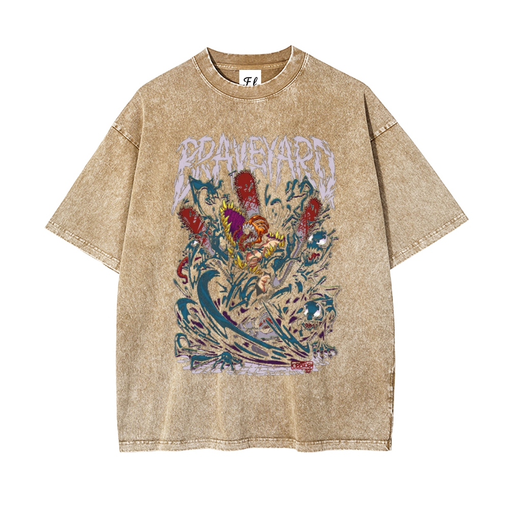 Vintage Oversized T-Shirt Chainsaw Man