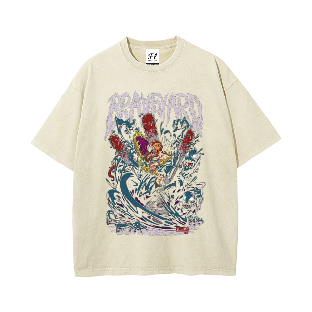 Vintage Oversized T-Shirt Chainsaw Man