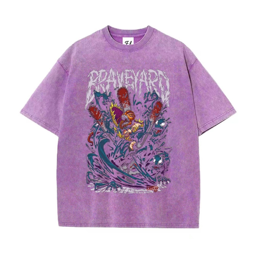 Vintage Oversized T-Shirt Chainsaw Man