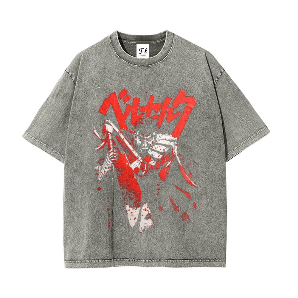 Vintage Oversized T-Shirt|Berserk