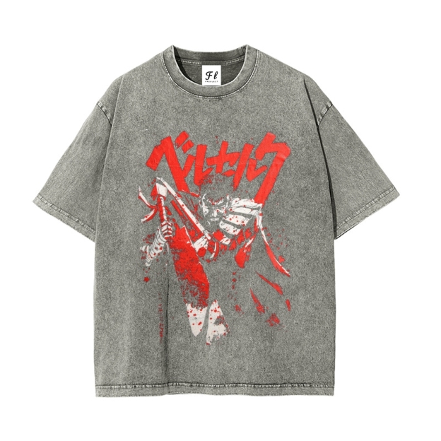 Vintage Oversized T-Shirt|Berserk