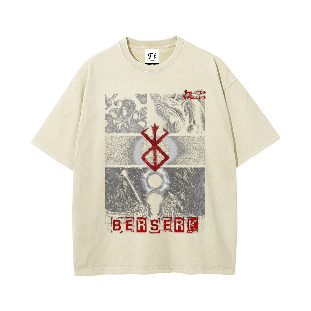 Vintage Oversized T-Shirt|Berserk