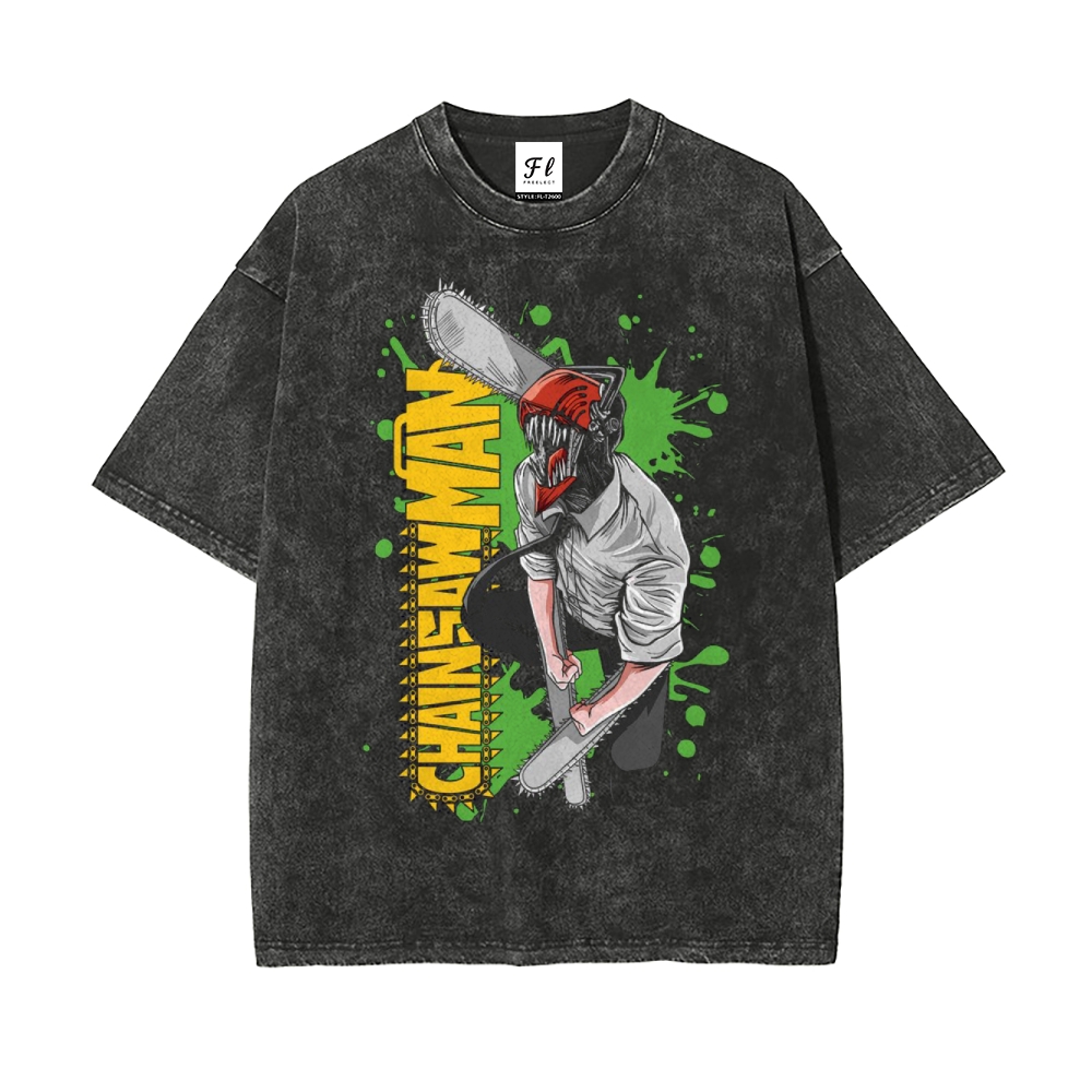 Vintage Oversized T-Shirt Chainsaw Man