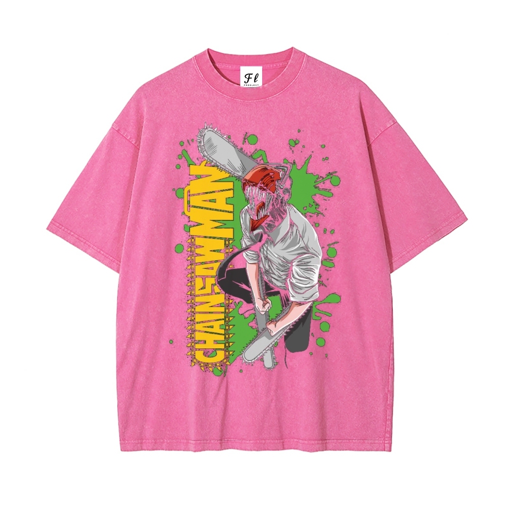 Vintage Oversized T-Shirt Chainsaw Man