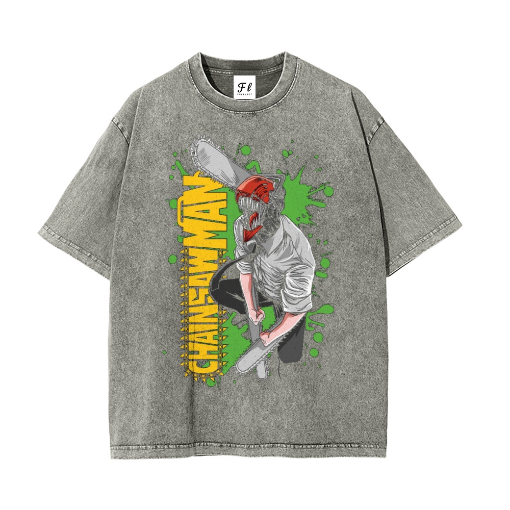Vintage Oversized T-Shirt Chainsaw Man