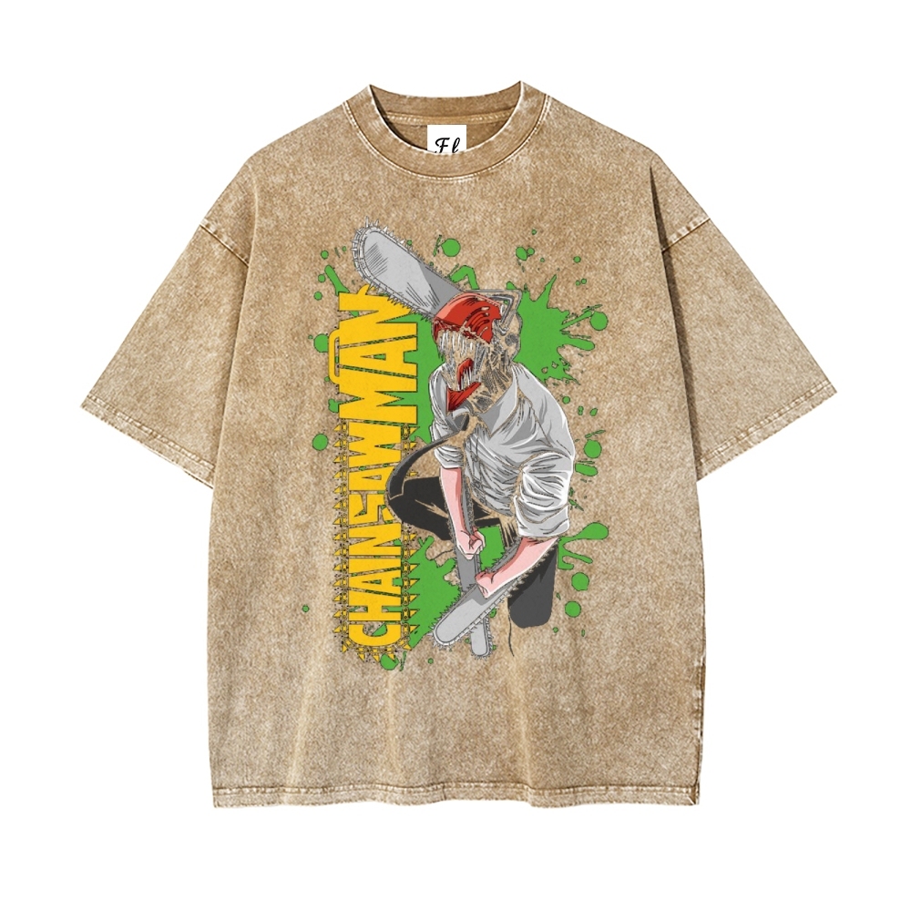 Vintage Oversized T-Shirt Chainsaw Man