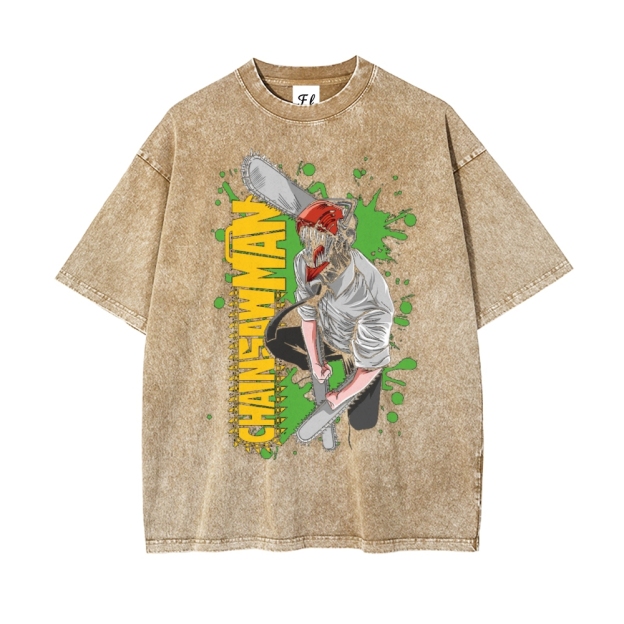 Vintage Oversized T-Shirt Chainsaw Man