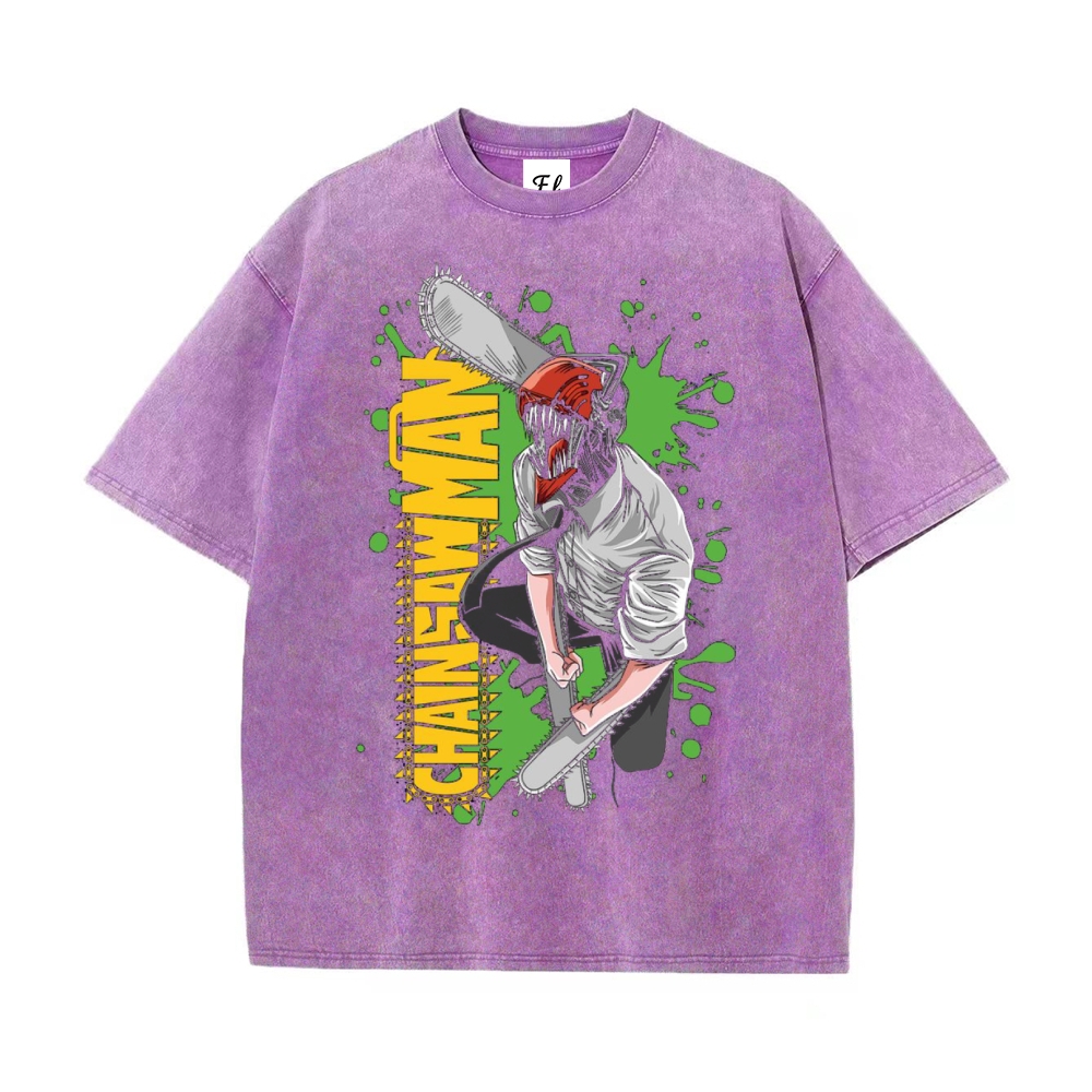 Vintage Oversized T-Shirt Chainsaw Man