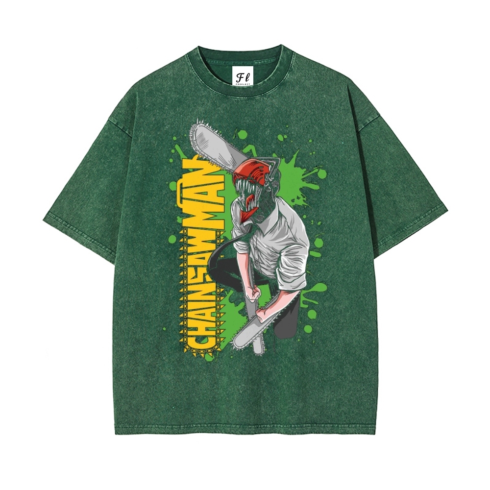 Vintage Oversized T-Shirt Chainsaw Man