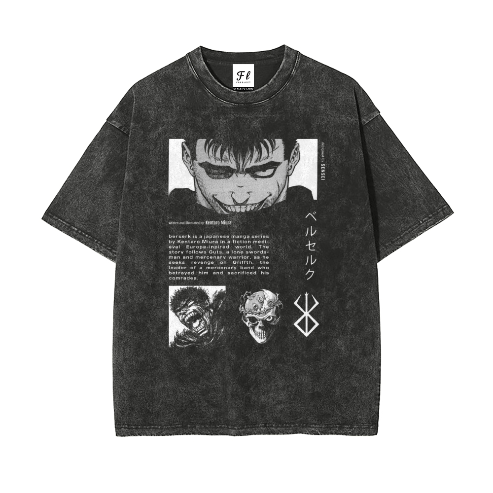 Vintage Oversized T-Shirt|Berserk