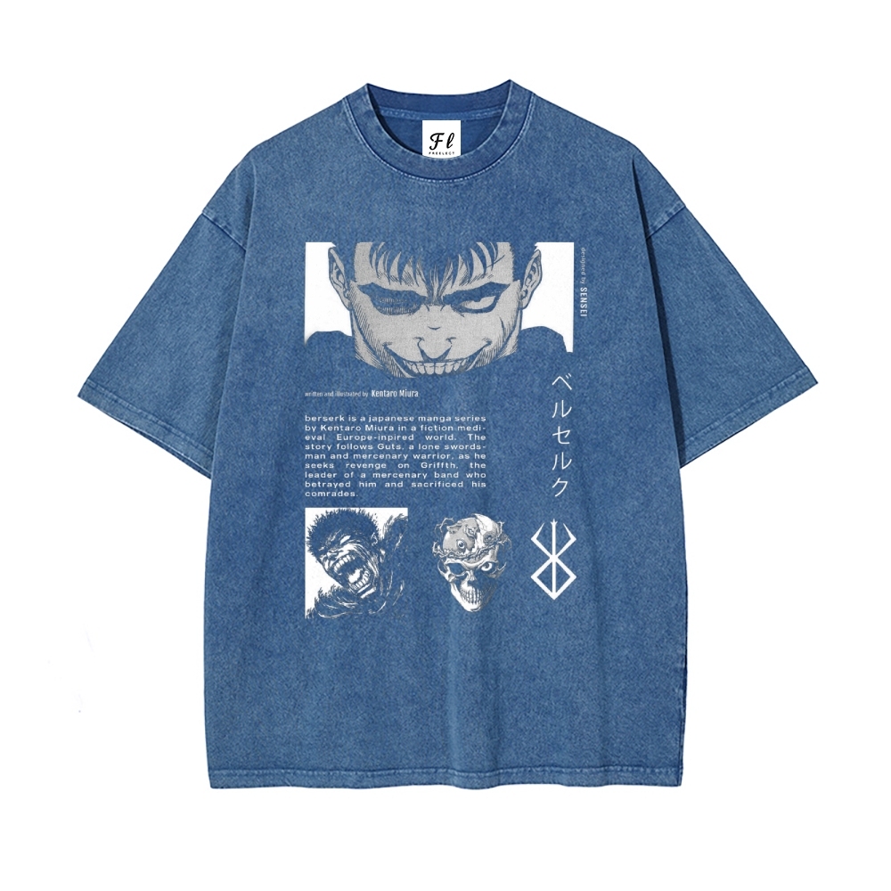 Vintage Oversized T-Shirt|Berserk