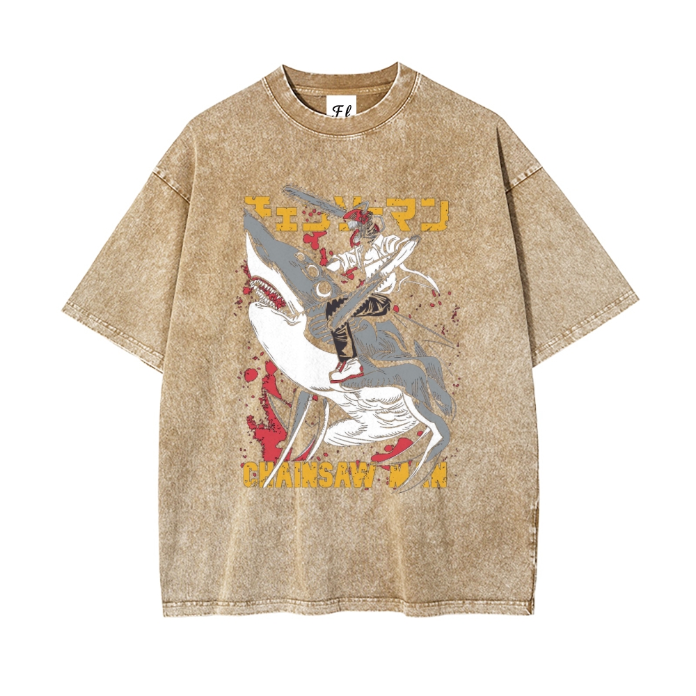 Vintage Oversized T-Shirt Chainsaw Man