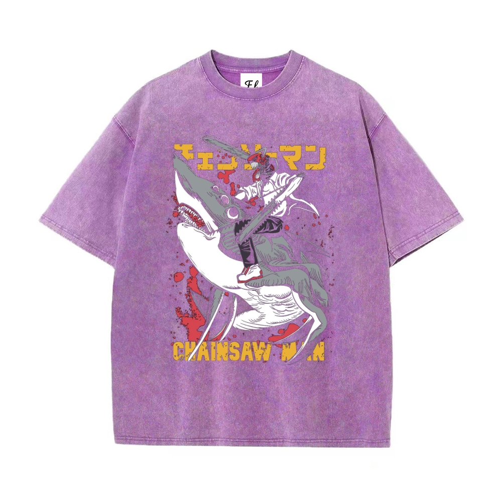 Vintage Oversized T-Shirt Chainsaw Man
