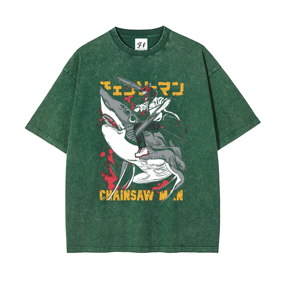 Vintage Oversized T-Shirt Chainsaw Man