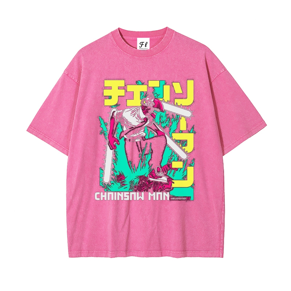 Vintage Oversized T-Shirt Chainsaw Man