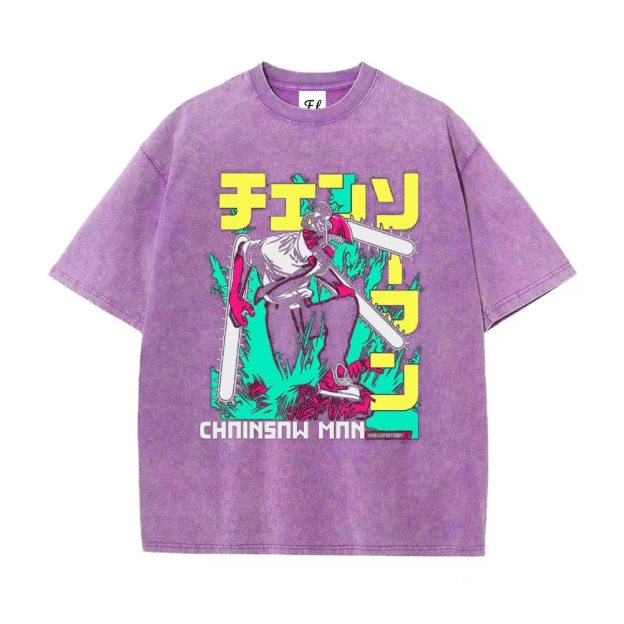 Vintage Oversized T-Shirt Chainsaw Man