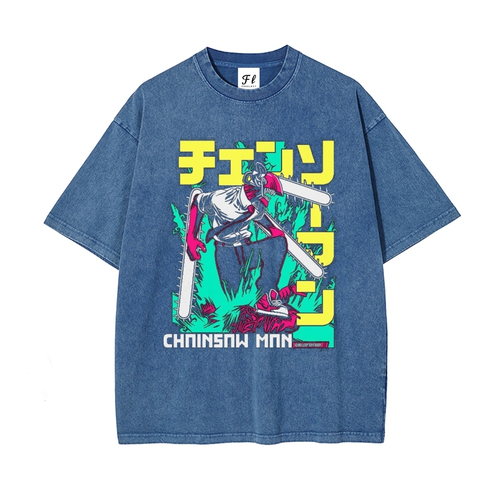 Vintage Oversized T-Shirt Chainsaw Man