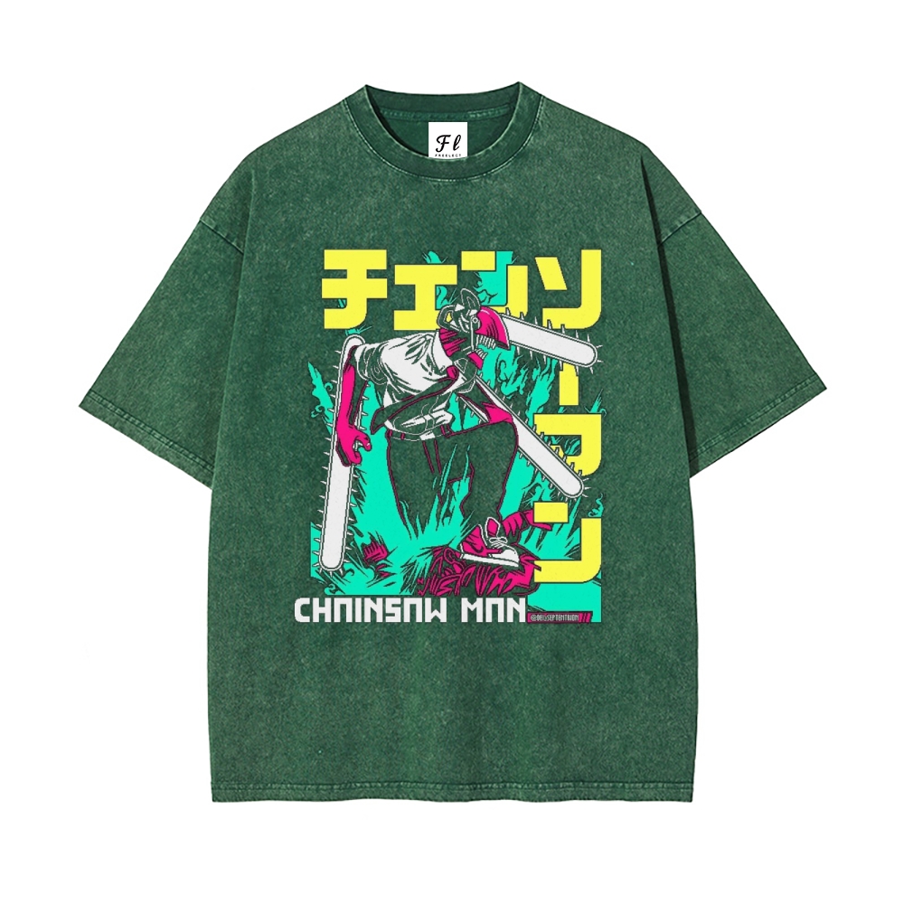 Vintage Oversized T-Shirt Chainsaw Man