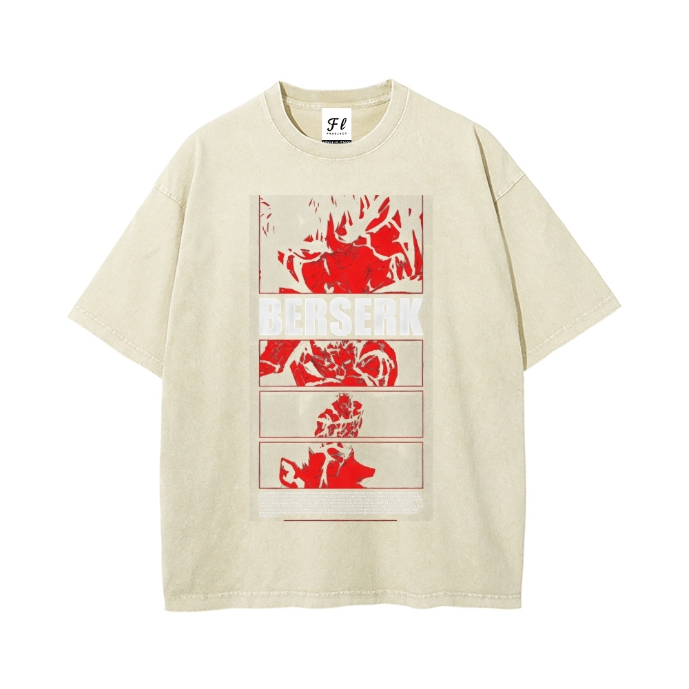Vintage Oversized T-Shirt|Berserk