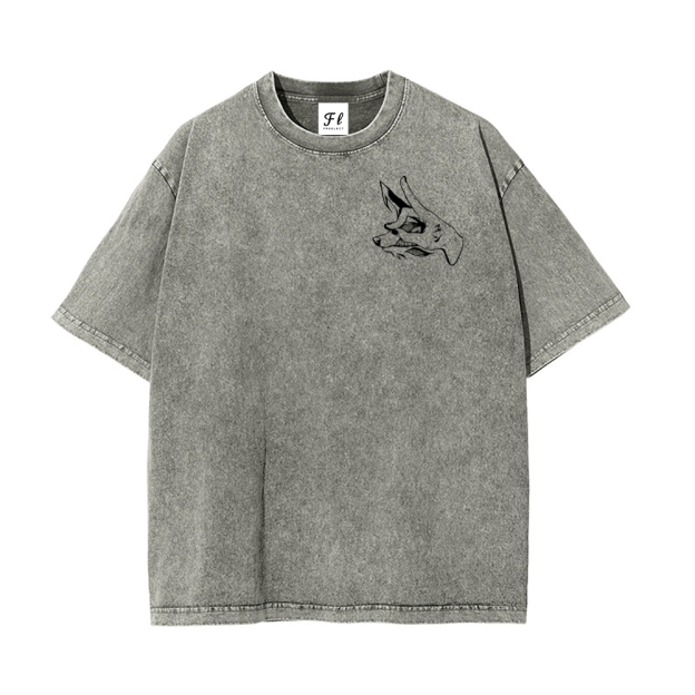 Unisex Vintage Washed Tee Chainsaw Man