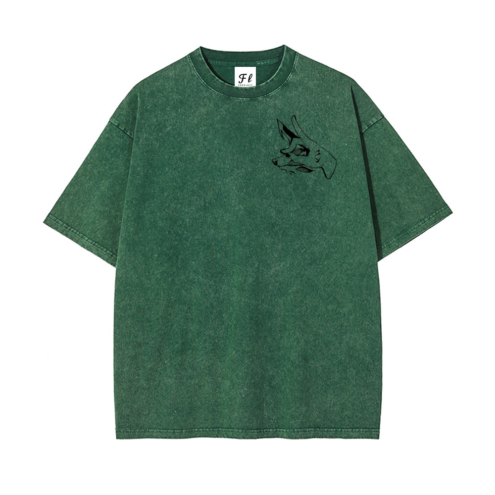 Unisex Vintage Washed Tee Chainsaw Man